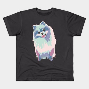 Pretty Pomeranian Portrait Kids T-Shirt